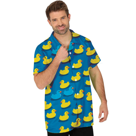 Camisa Hawaiana con patos de goma