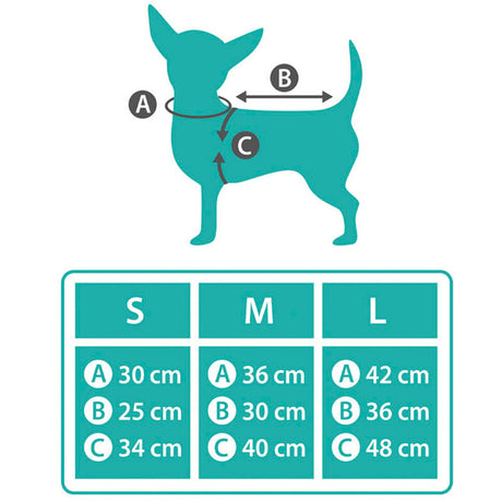 Disfraz de Bruja para perro medidas