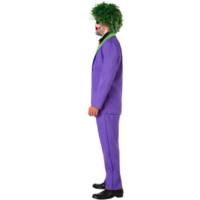 Disfraz de Joker morado para hombre Perfil