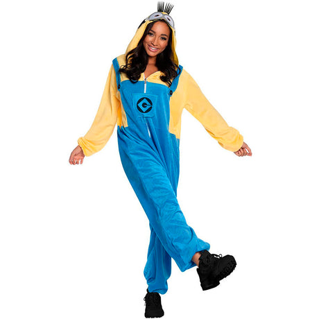 Disfraz de Minion onesie adulto unisex Mujer