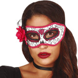 Antifaz Catrina con rosa