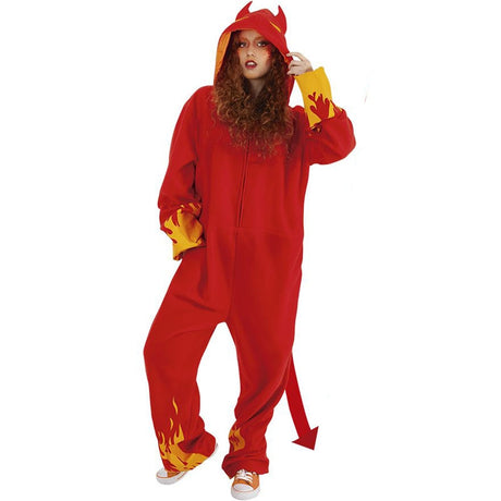 Disfraz de Demonio Kigurumi para mujer