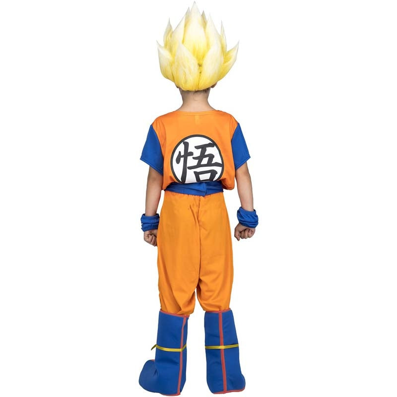 Disfraz de Goku Super Saiyan para niño Dragon Ball  espalda