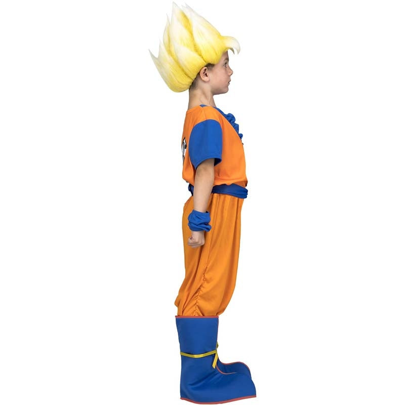 Disfraz de Goku Super Saiyan para niño Dragon Ball perfil