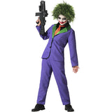 Disfraz de Joker morado para niño