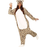 Disfraz de Leoparda Kigurumi para mujer