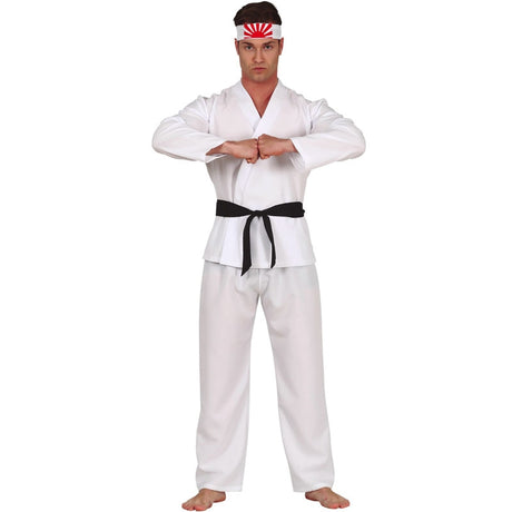 Disfraz de Luchador Karate Ryu para hombre