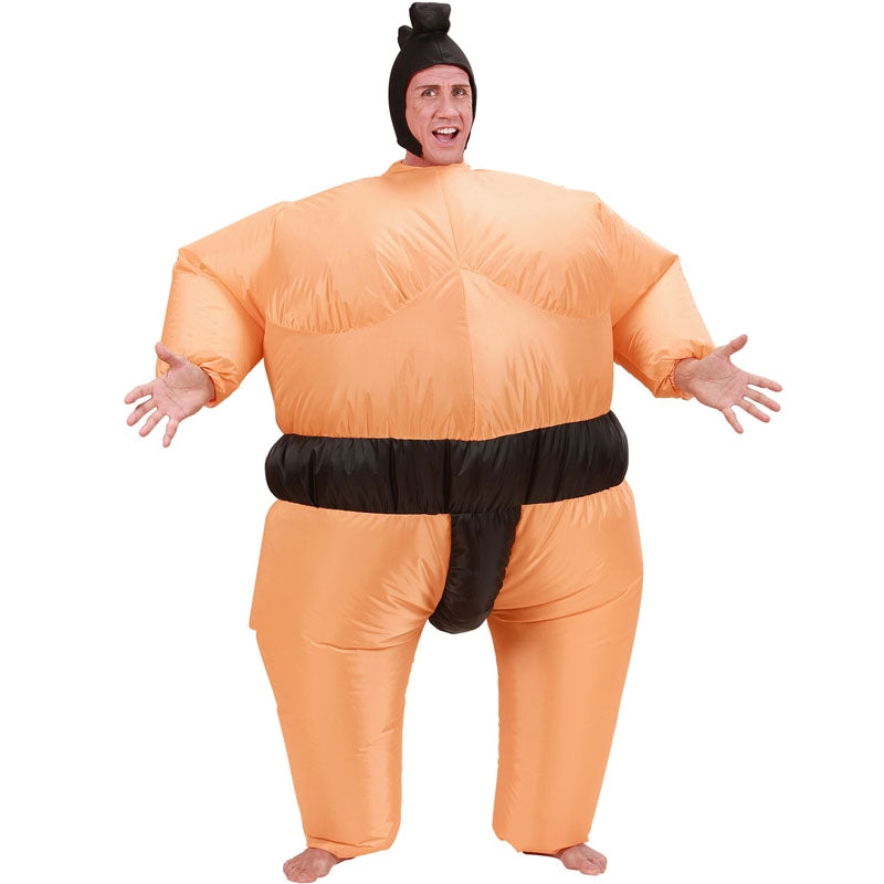 Disfraz de Luchador Sumo hinchable para hombre