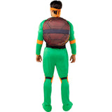 Disfraz de Michelangelo de Las Tortugas Ninja para hombre Espalda