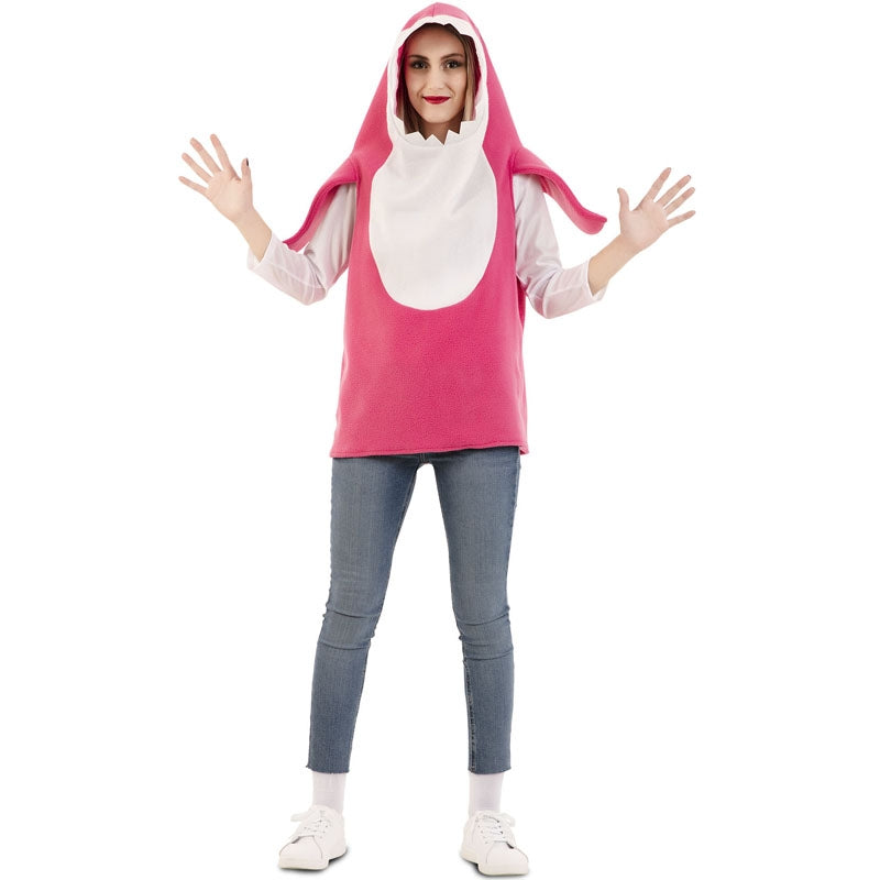 Disfraz de Mommy Shark para mujer espalda