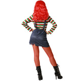 Disfraz de Muñeca Chucky de Child's Play para mujer Espalda