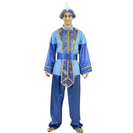 Disfraz de Paje azul de los Reyes Magos para hombre