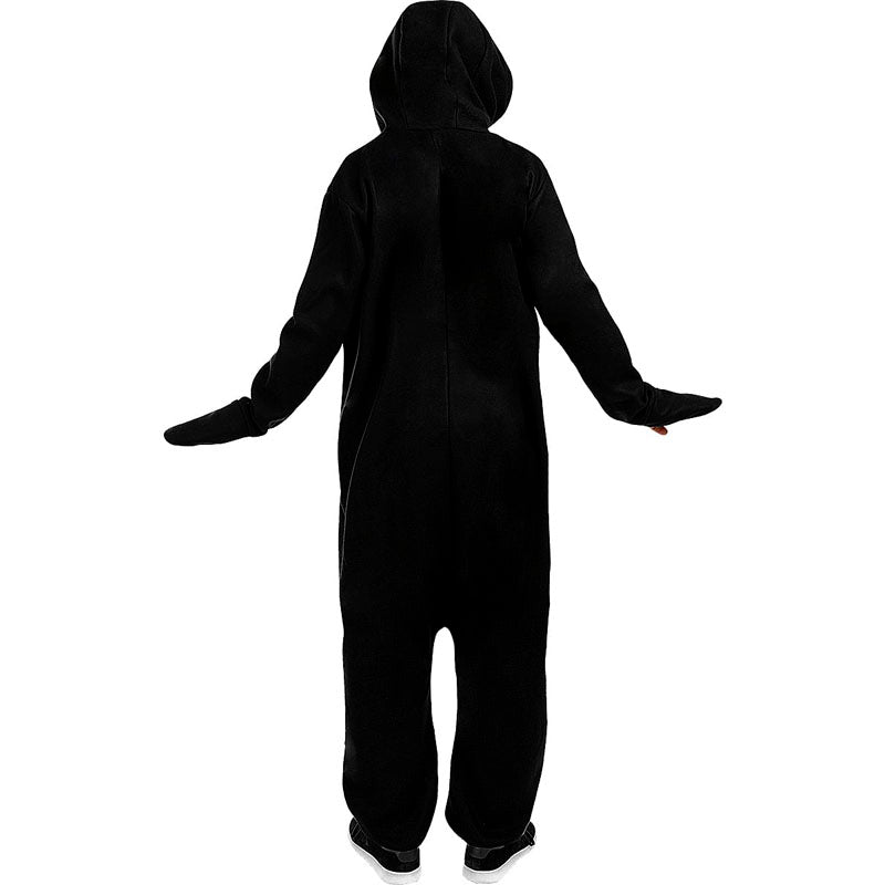 Disfraz de Pingüino onesie adulto unisex Espalda