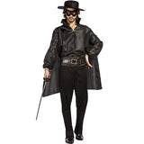 Disfraz de Zorro enmascarado para hombre