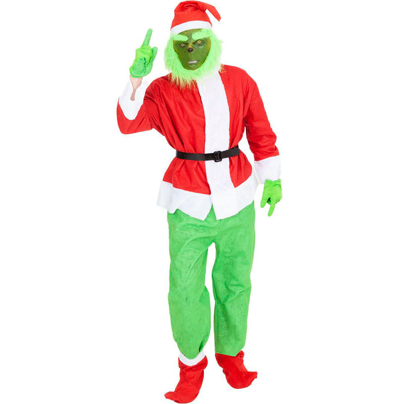 Disfraz de El Grinch de color verde para hombre