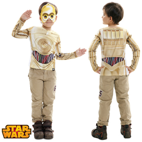 camiseta c3po infantil