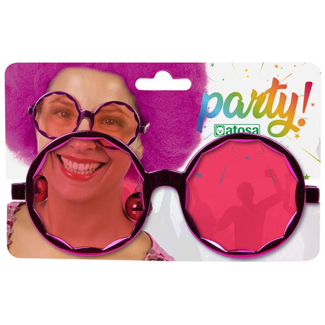 Gafas Disco fucsia Packaging