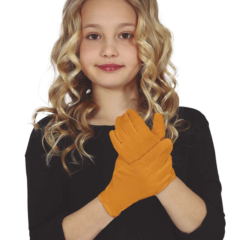 Guantes naranjas infantiles