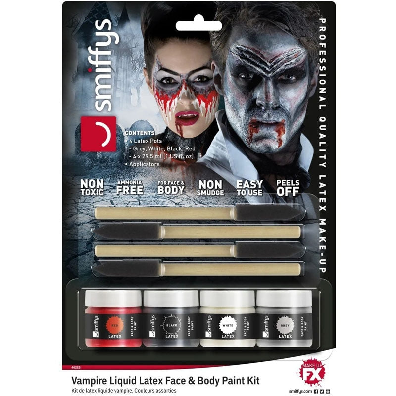 Kit maquillaje Vampiro con látex