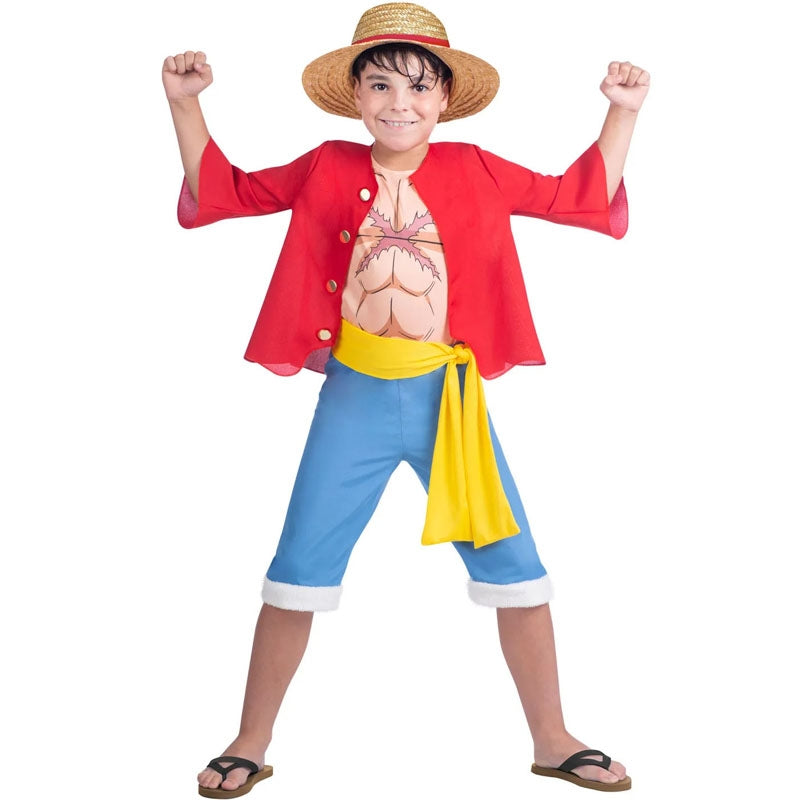 Disfraz de Luffy One Piece para niño