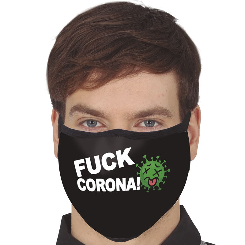 Mascarilla de Fuck Coronavirus para adulto