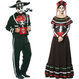 Pareja Esqueletos Mexicanos Catrina