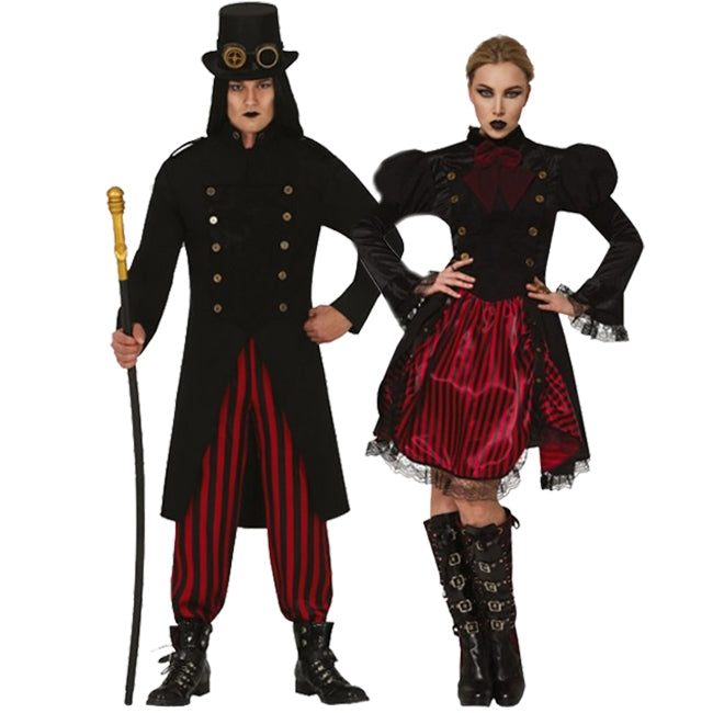 Pareja Vampiros Steampunk