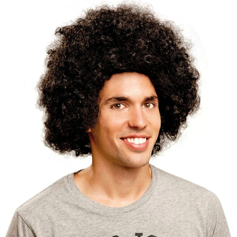 Peluca Afro rizos negros