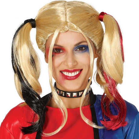 Peluca Harley Quinn barata