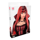 Peluca Vampiresa con mechas rojas Packaging