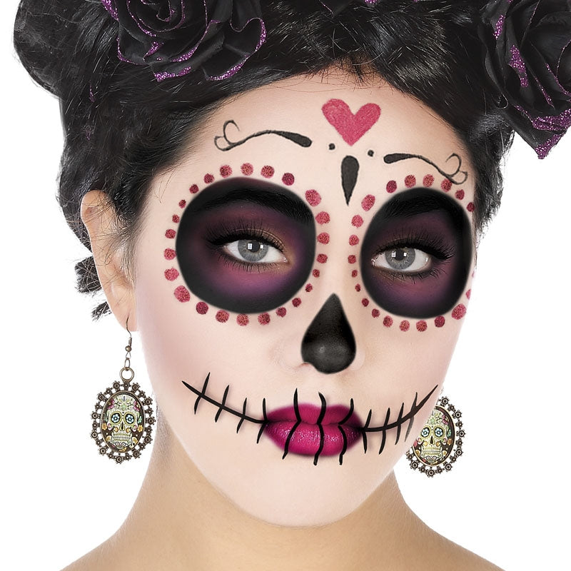 Pendientes Catrina mexicana