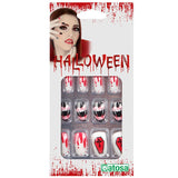 Uñas Halloween en tonos claros