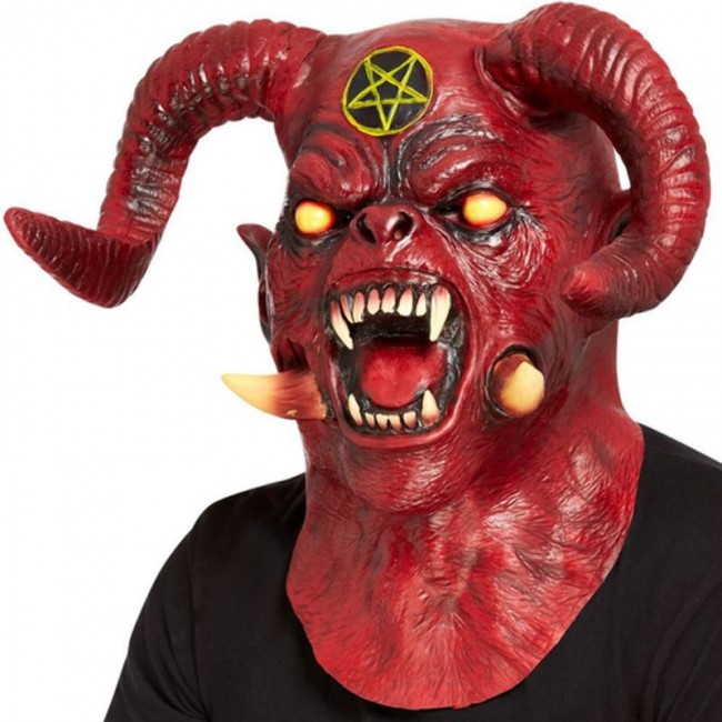 Máscaras assustadoras de Dia das Bruxas para adultos, demônios