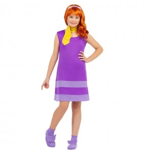 Disfarce de Daphne de Scooby Doo para menina