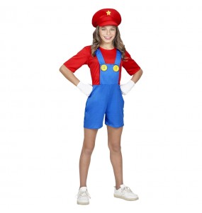 Disfarce de Mario Bros para menina