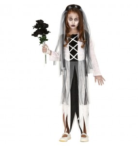 Disfarce Halloween Noiva Zombie meninas para uma festa Halloween