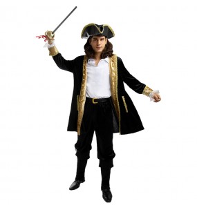 Disfarce de Pirata de luxo Coleção Colonial para homem
