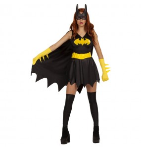 Disfarce de Super-heroína de Gotham Batgirl para mulher