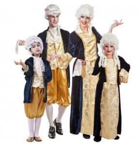 Disfarces de Período Luís XV para grupos e famílias