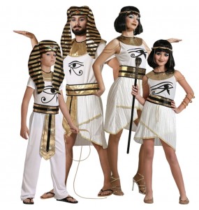 Disfarces de Reis do Antigo Egipto para grupos e famílias