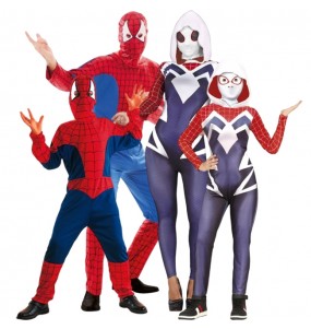 Disfarces de Super Spider para grupos e famílias