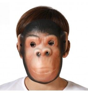 Máscara de macaco em borracha EVA para completar o seu disfarce