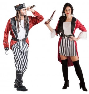 ▷ Fatos e disfarces de Pirata para Adulto e Crianças ✓