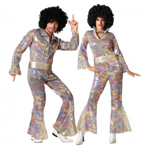 Fatos de casal Disco multicolorido