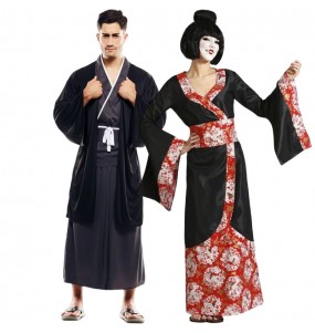 Fatos de casal Japoneses tradicionais