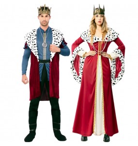 Fatos de casal Reis da Corte Medieval