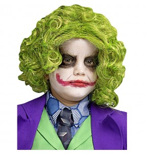 Peruca Joker para crianças para completar o seu disfarce