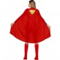 Fato de Supergirl Deluxe para mulher Espalda