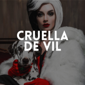 Explore os disfarces da Cruella de Vil