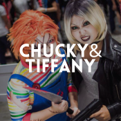 Descubra os disfarces de Chucky e Tiffany